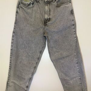 Empyre Men's Washed Grey Relaxed Jeans